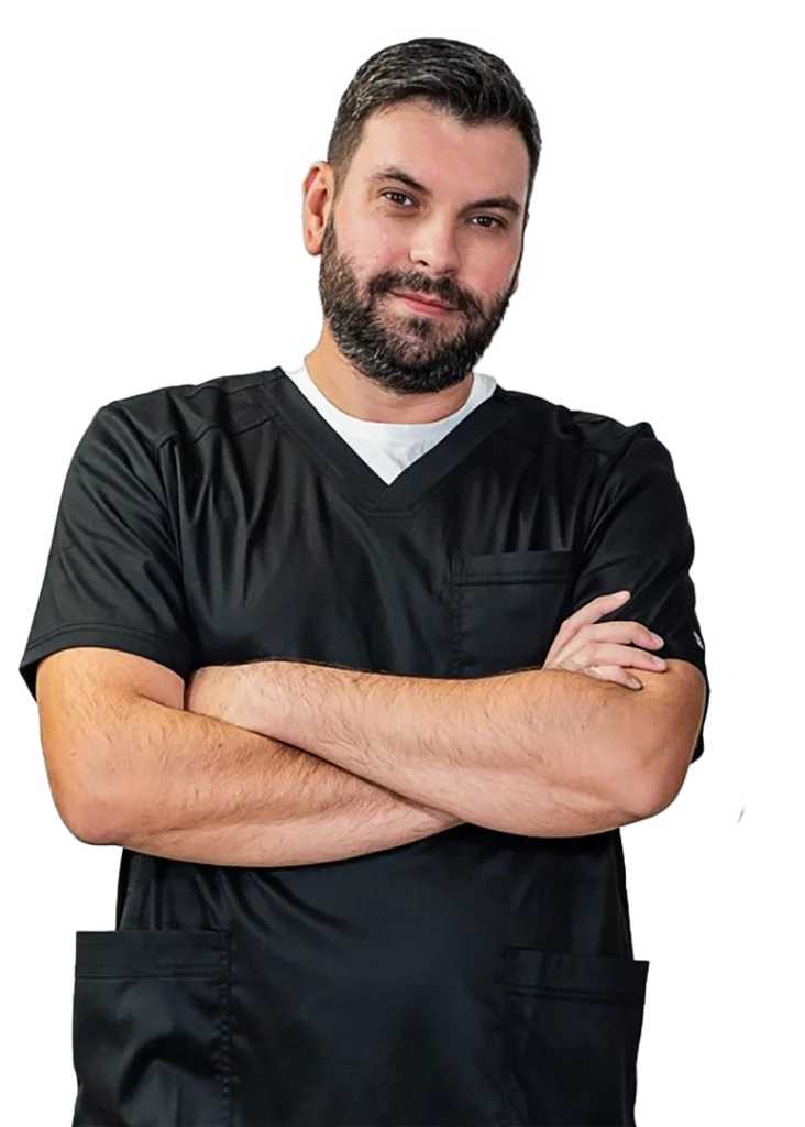 Radosław Dura stomatolog Rdent Poznań background